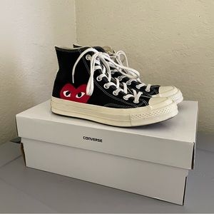 Unisex Converse Commes des Garçons high top shoes